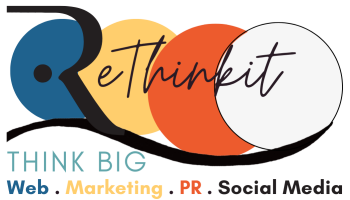 Rethinkit Marketing Norfolk and Suffolk - logo white 350px